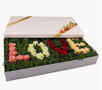 Box with love.     . Belflower -    .     .