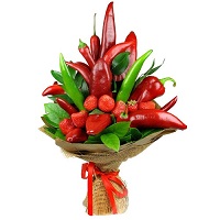 Strawberry-pepper mood.     . Belflower -    .     .