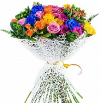 Яркие краски лета. Отличный подарок для любимого человека. Belflower - Доставка цветов в Минске. Доставка в любую точку Беларуси.